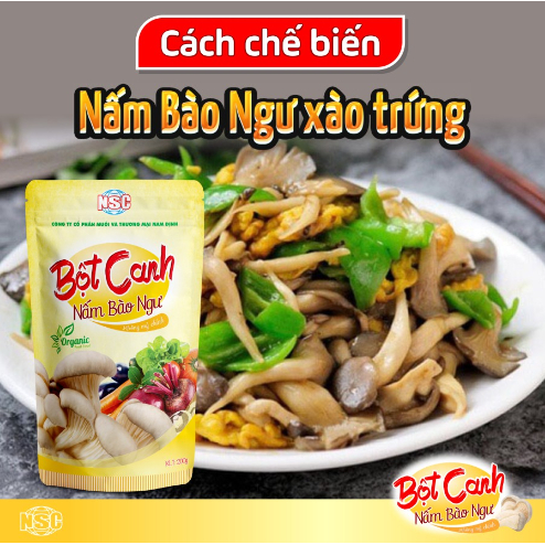 Bột Canh Nấm Bào Ngư Royal - Không Mỳ Chính - Hoàn Toàn Tự Nhiên - 100% Organic - Gói 200G