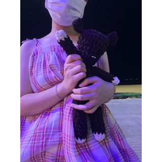 Gấu Teddy Bear Mr Bean bằng len