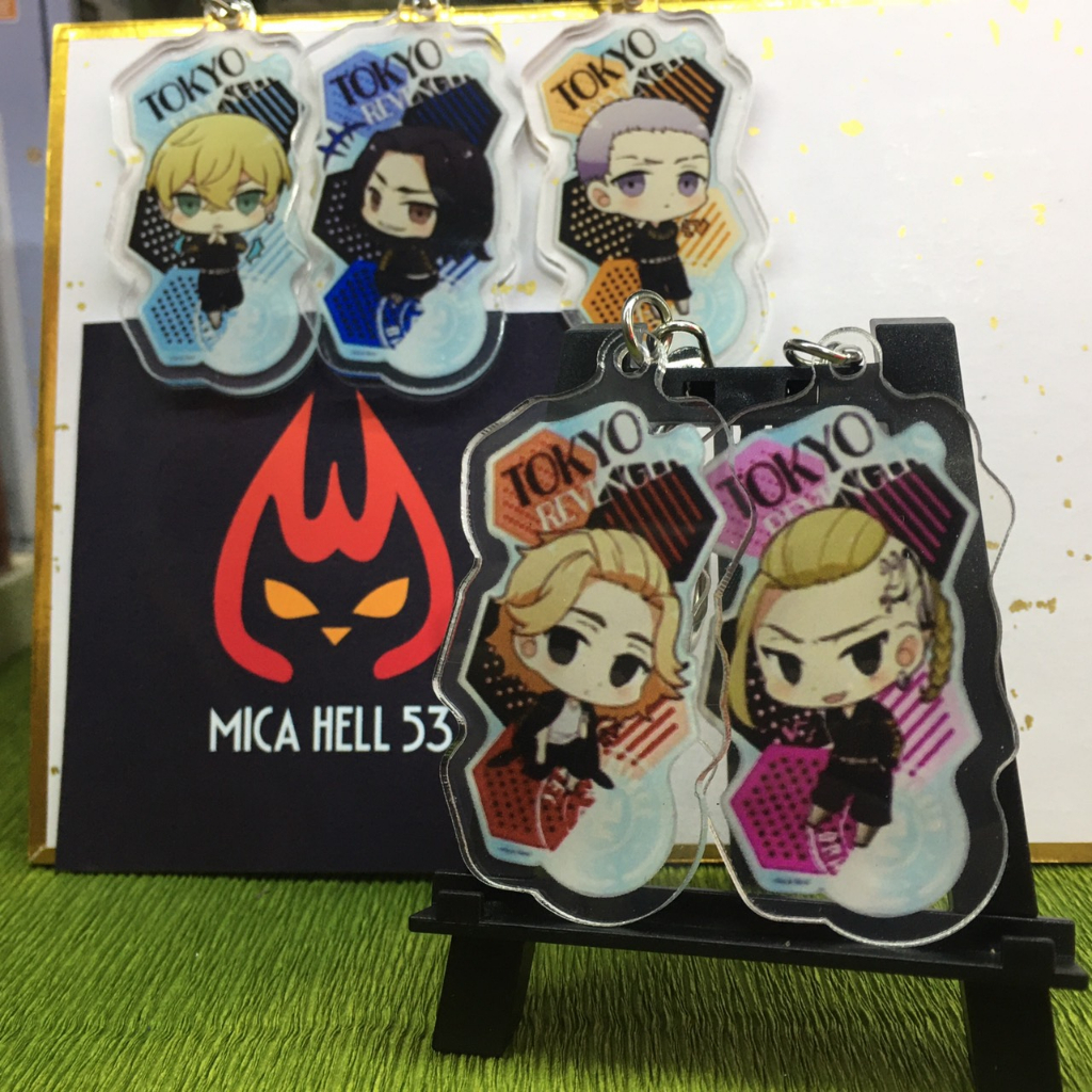 Móc Chìa Khóa Anime Tokyo Revengers Keychain Acrylic Style Set KC04