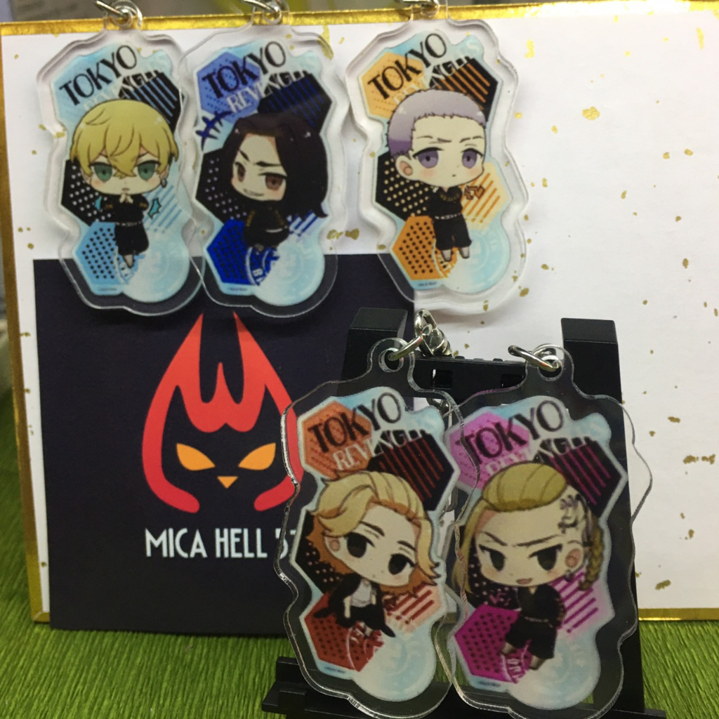 Móc Chìa Khóa Anime Tokyo Revengers Keychain Acrylic Style Set KC04