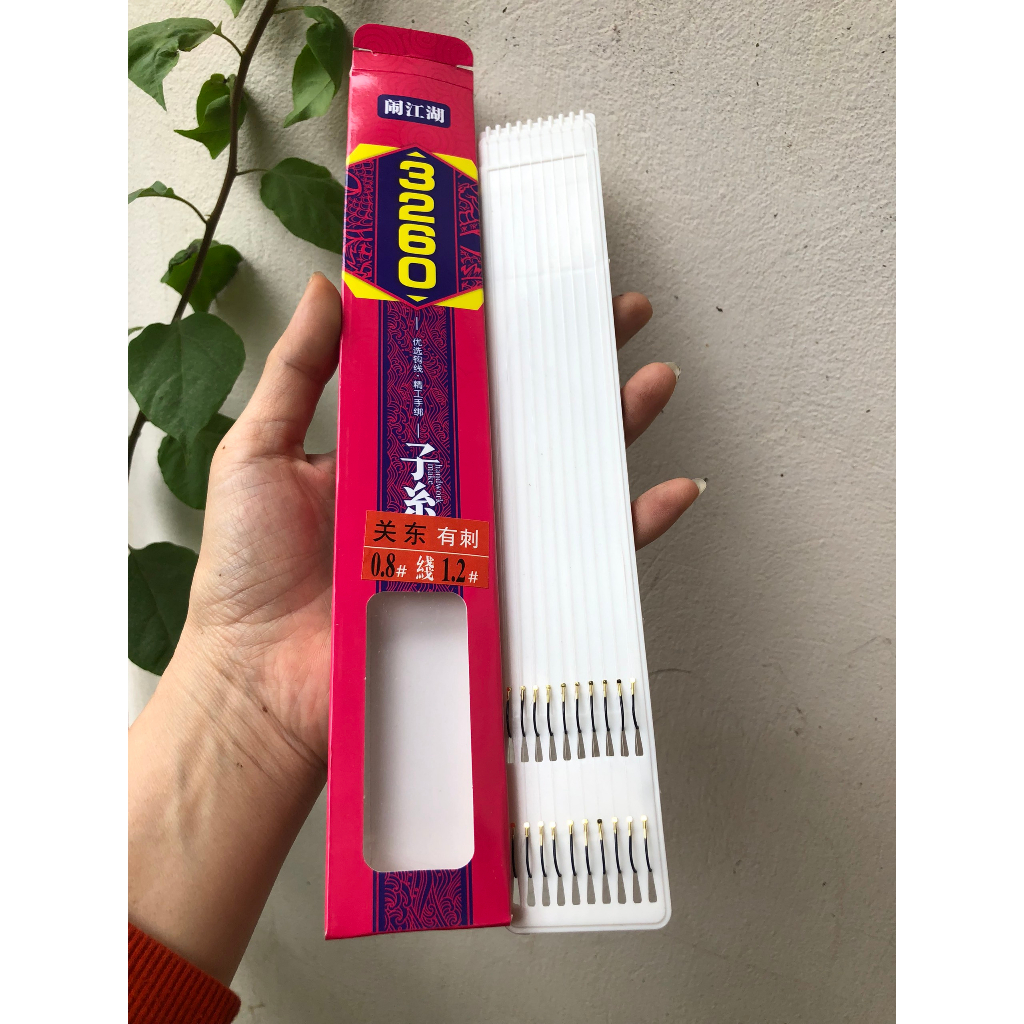 Thẻo lưỡi đôi buộc sẵn có ngạnh 3260