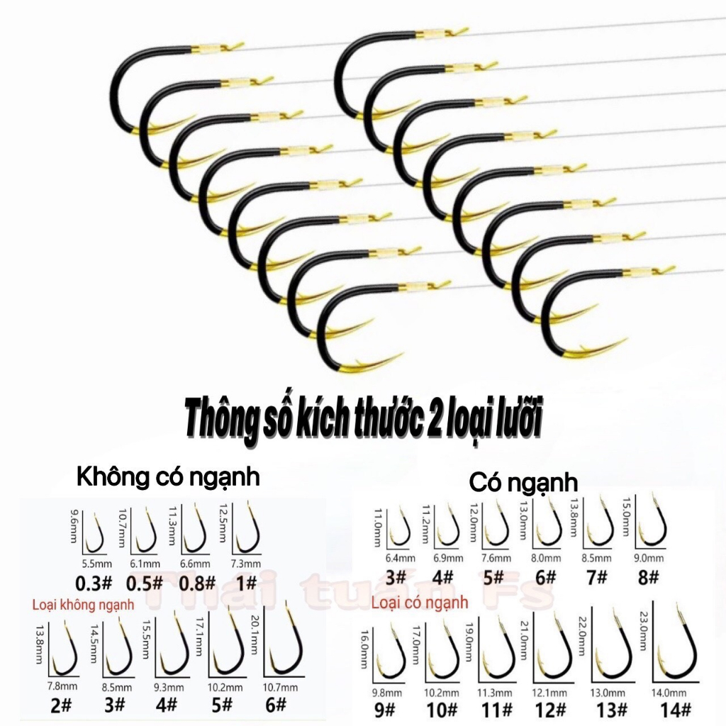 Thẻo đôi buộc sẵn không ngạnh 3260, lưỡi câu cá