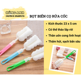 Cọ rửa ly, cốc, bình sữa bọt biển gấp gọn ha190