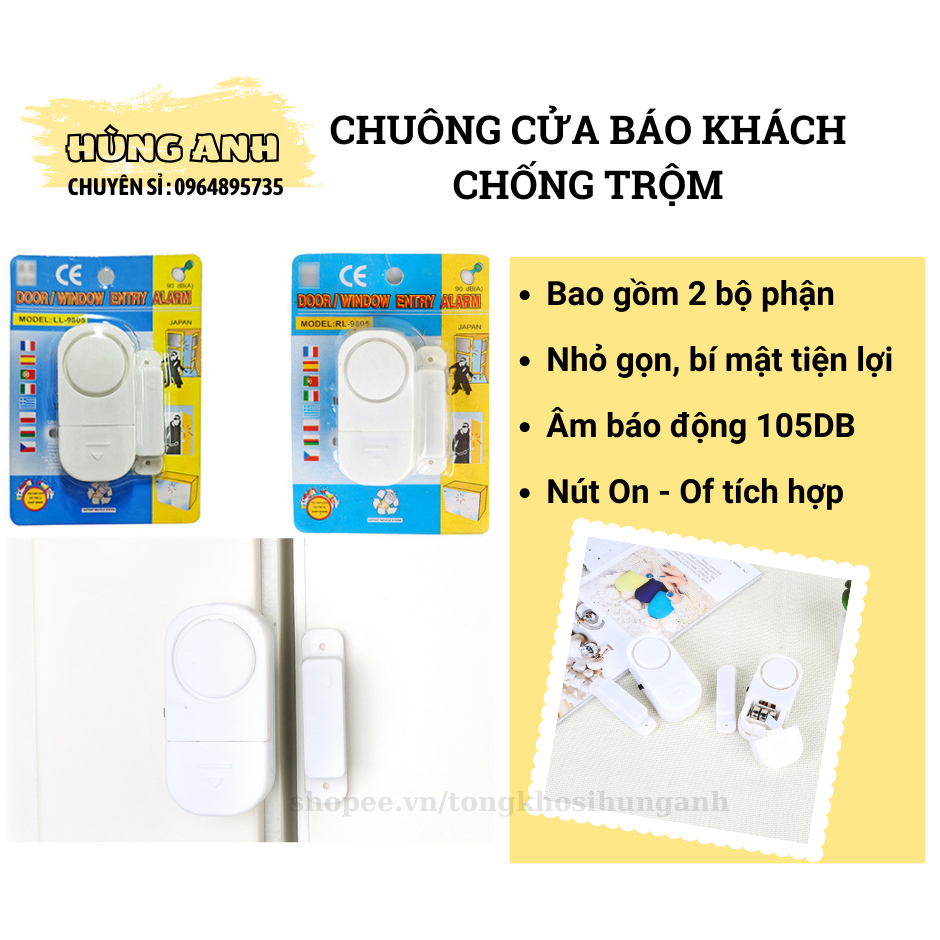 Chuông báo khách, Thiết bị báo động chống trộm cảm ứng HA191