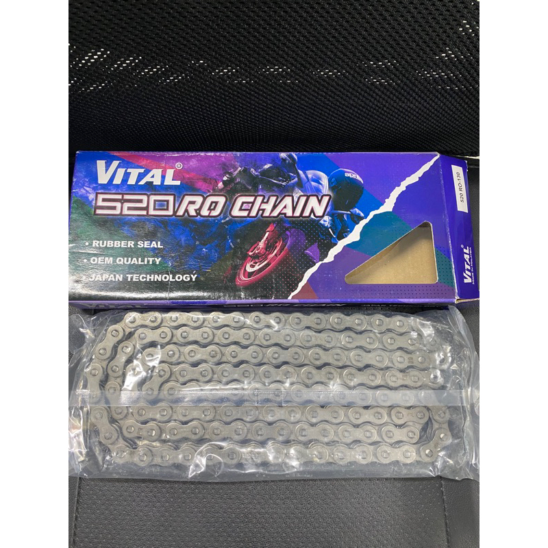 SÊN PHỐT CAO SU CHUẨN 520 DÙNG CHO Z300/MT03/R3/NINJA 300/400/REBEL 300/REBEL 500/CB300R/CBR300/CBR500 CHÍNH HÃNG VITAL