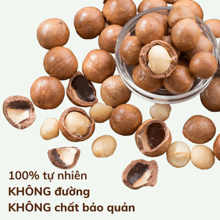 Nhân hạt macca, Hạt macca tách vỏ đã sấy