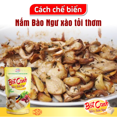 Bột Canh Nấm Bào Ngư Royal - Không Mỳ Chính - Hoàn Toàn Tự Nhiên - 100% Organic - Gói 200G