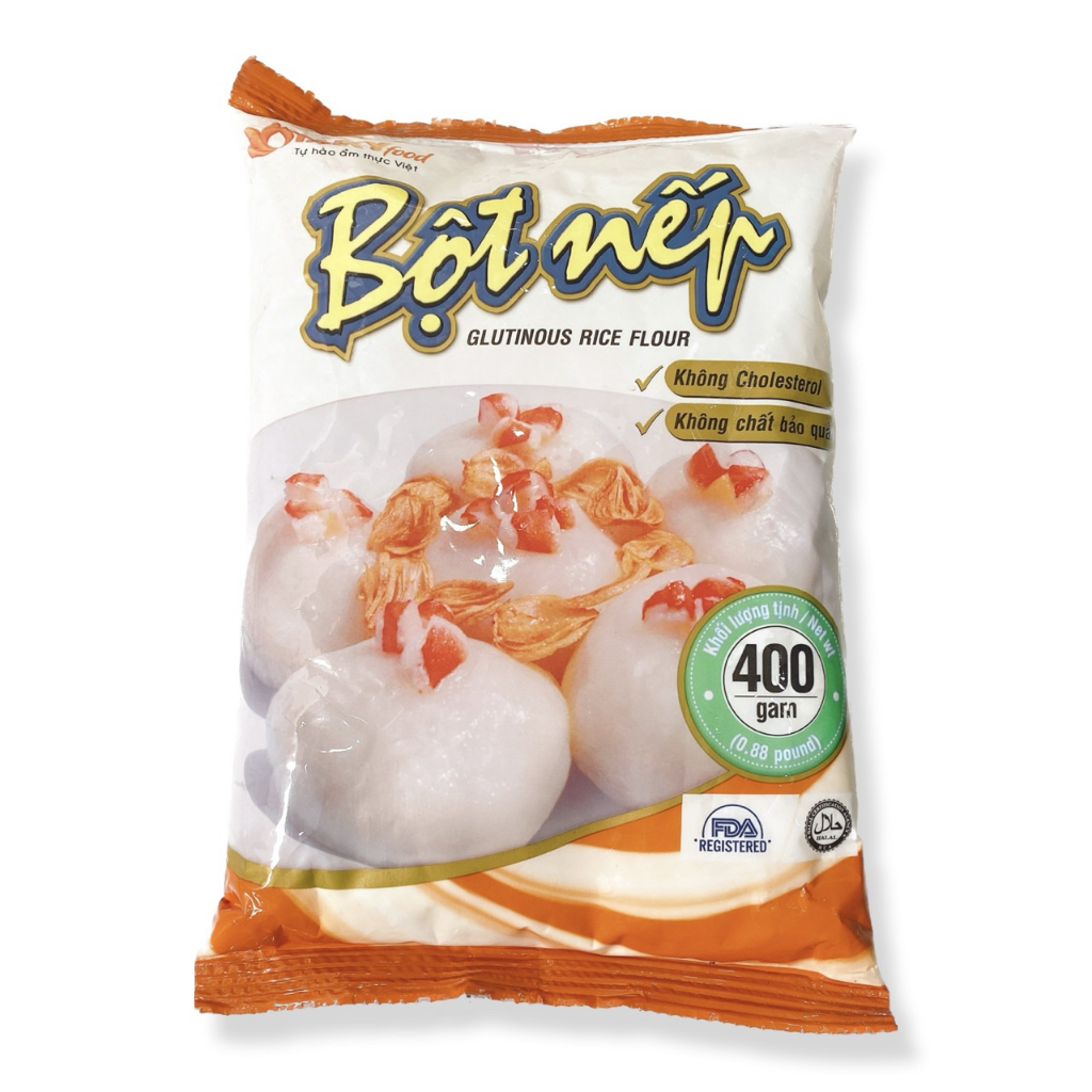 Combo 5 bịch  bột nếp làm bánh ít trần, chè trôi nước, bánh dày Taky Food