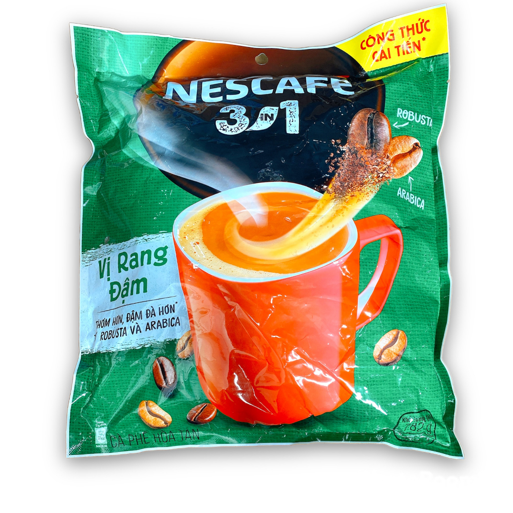 Combo 50 gói  cà phê sữa đá 3in1 Nescafe đậm đà hơn - Date mới 12 tháng.