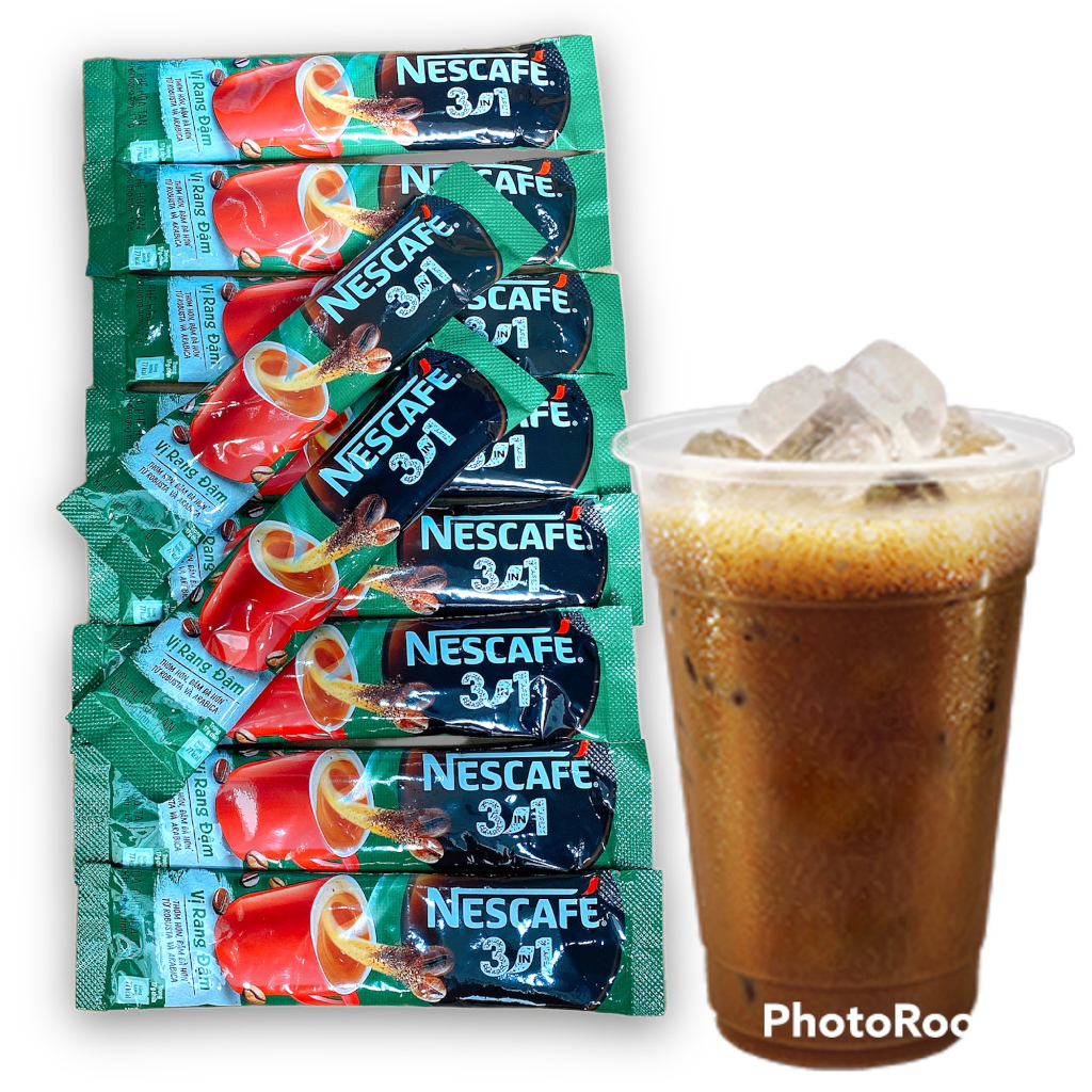 Combo 50 gói  cà phê sữa đá 3in1 Nescafe đậm đà hơn - Date mới 12 tháng.