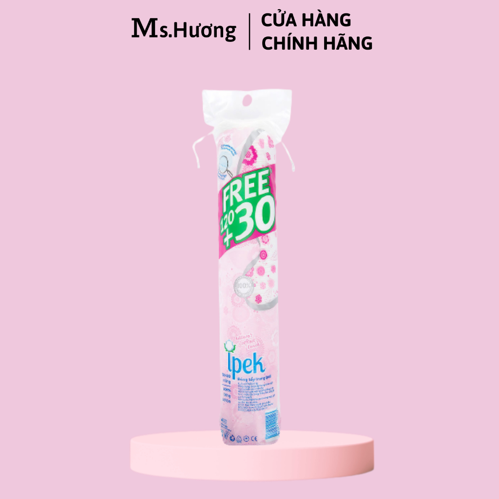 Bông tẩy trang ipek 150 miếng
