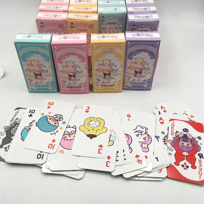 Tú lơ khơ Sanrio 52 lá cực dễ thương