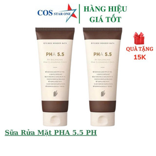 Sữa rửa mặt wonder bath pha 5.5 ph balancing pha cleansing foam 130ml tạo bọt dịu nhẹ