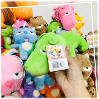 Gấu bông dinga & puco size móc khoá nhựa