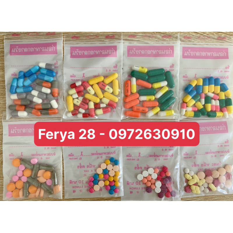 ✅ TẶNG KHOÁ CÂN✅ COMBO 4 TUẦN GIẢM CÂN FERYA 28 - GIẢM MỠ NHANH