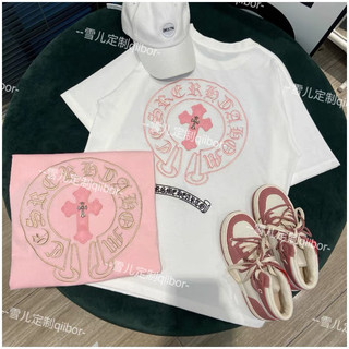 Áo thun Cotton tay ngắn ráng rộng in hoa thời trang mùa hè 2023 hot