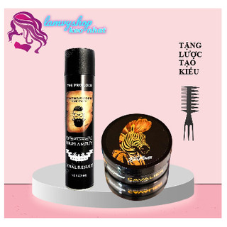 Sáp Vuốt Tóc Nam + Gôm xịt tóc barber.