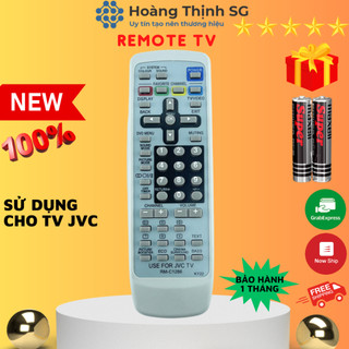 Remote điều khiển tivi jvc rm-c1286, điều khiển tivi jvc dòng crt đời củ - tặng kèm pin