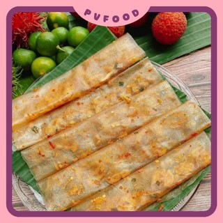 Bánh tráng dẻo tôm cuốn hành phi - xấp 10 bịch