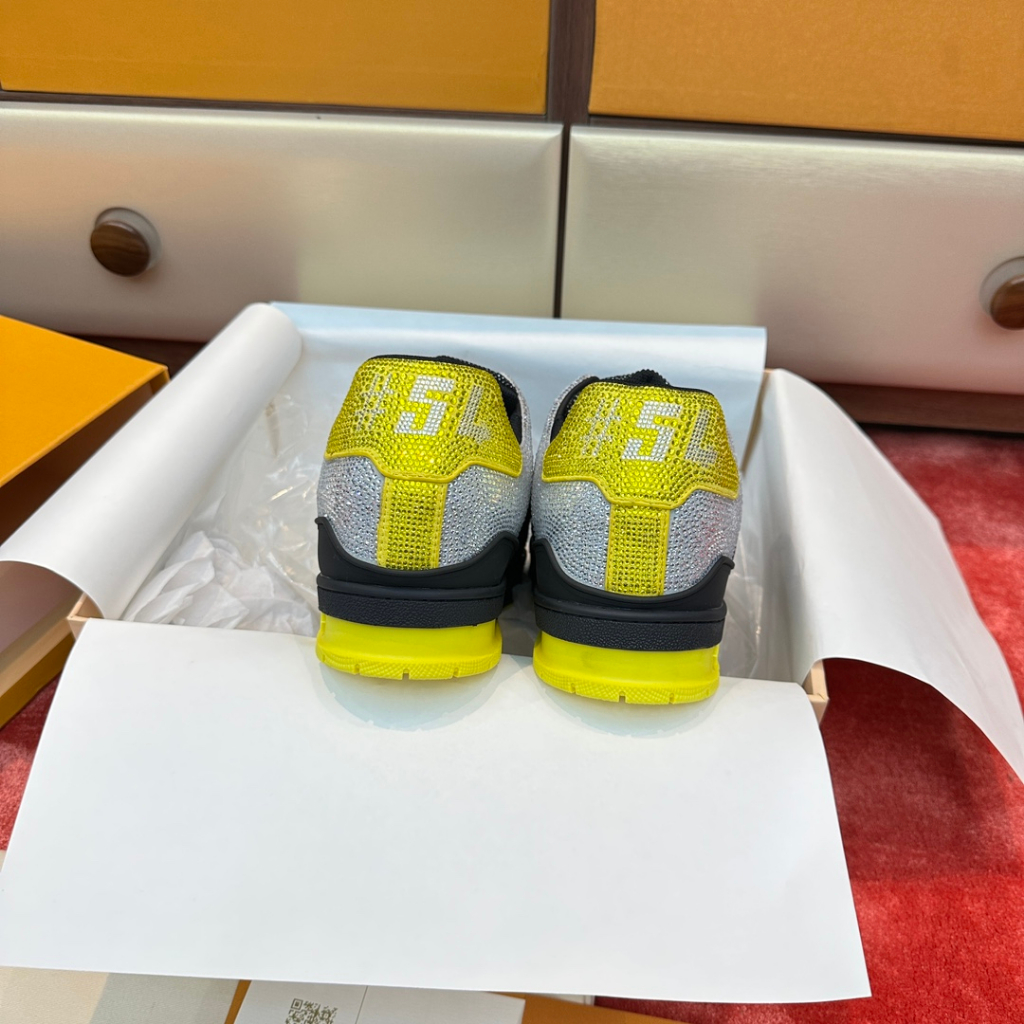 Giày thể thao đính đá thời trang cao cấp Louis Vuitton LV thiết kế thời thượng, cá tính