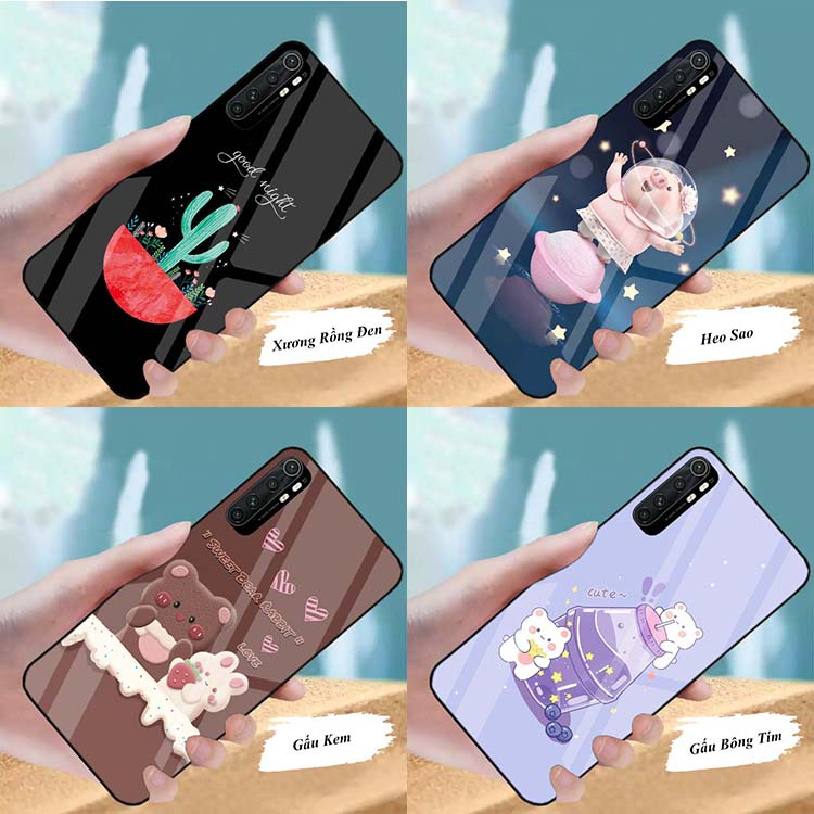 Ốp Lưng XIAOMI Mi Note 10, Mi NOte 10 Pro, Mi Note 10 Lite Mặt kính cường lực Cao Cấp, Sang Trọng thiết kế Độc Quyền