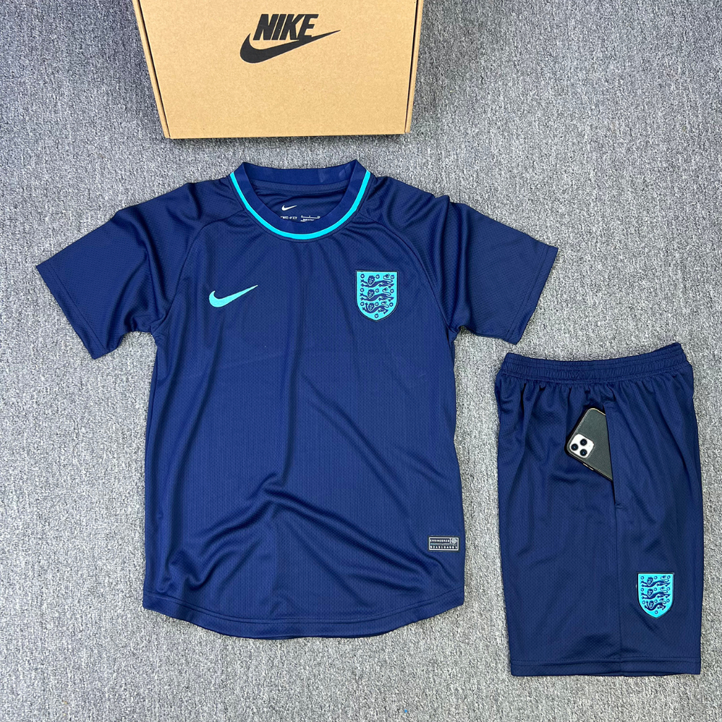 Quần áo đá bóng, set áo quần đá banh thể thao đội tuyển Anh 2022-2023 - aobongda999.vn