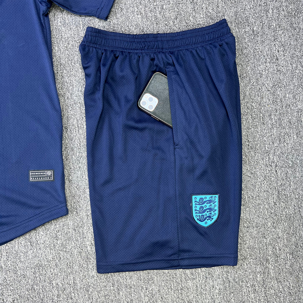 Quần áo đá bóng, set áo quần đá banh thể thao đội tuyển Anh 2022-2023 - aobongda999.vn