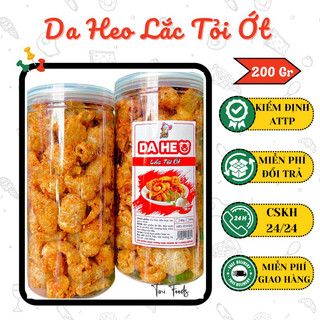 Da heo lắc tỏi ớt - sốt mắm hành thấm vị thơm ngon giòn rụm - hũ 200gr