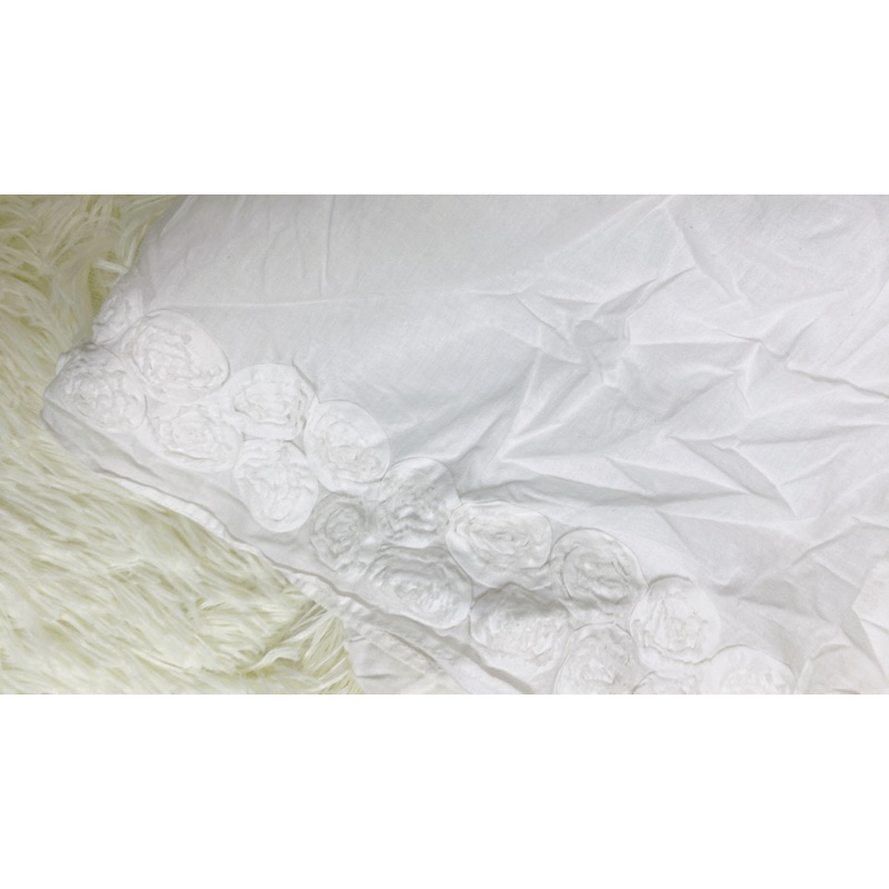 Áo Xô trắng hoa Hồng bé gái