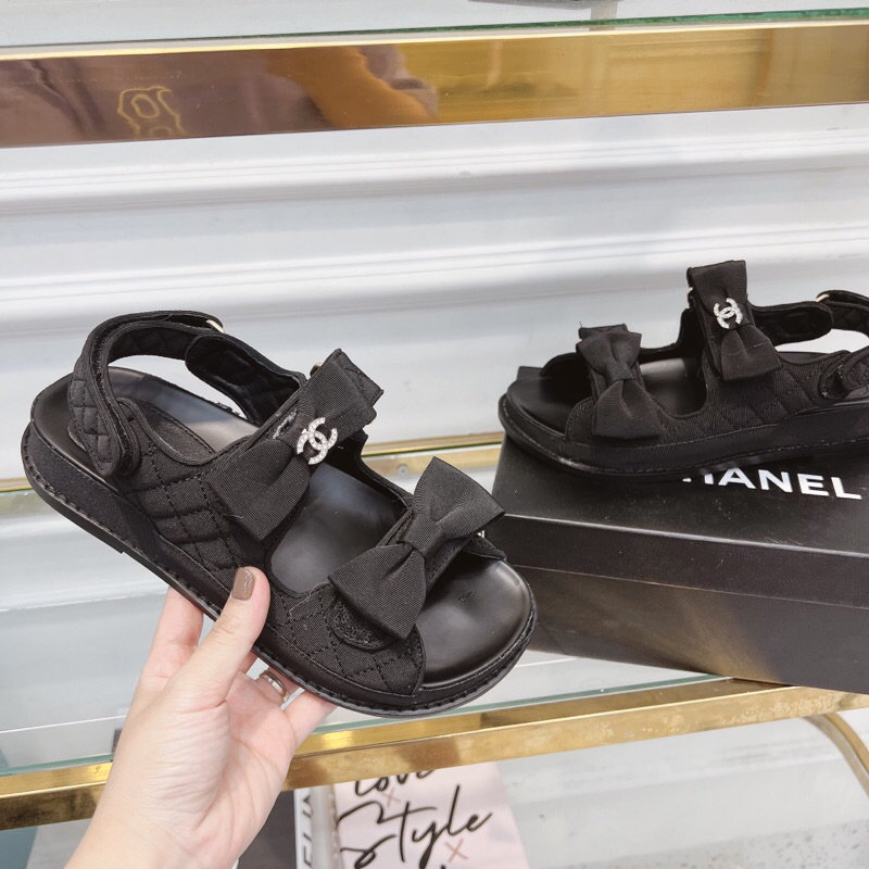 Sandal quai dán nơ c••n super fullbox