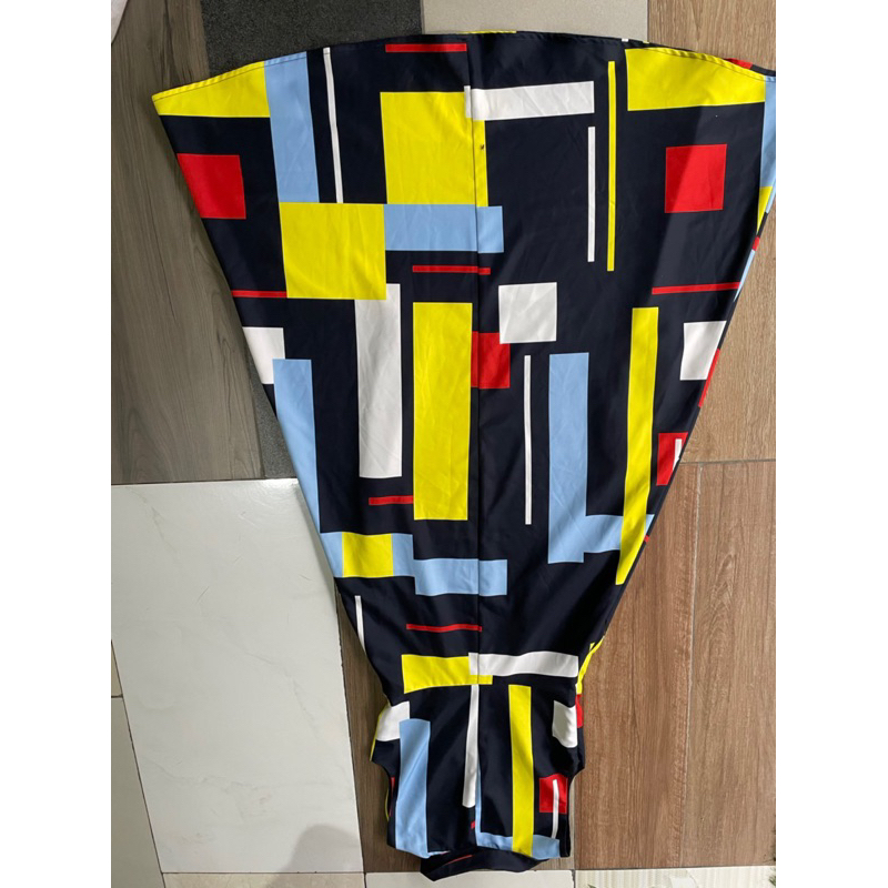 Đầm Talbots colorblock dáng dài cổ sơ mi