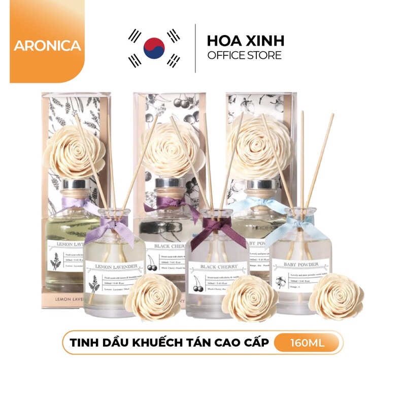 Tinh Dầu Thơm Phòng Hàn Quốc ARONICA Pure Sola 160ml