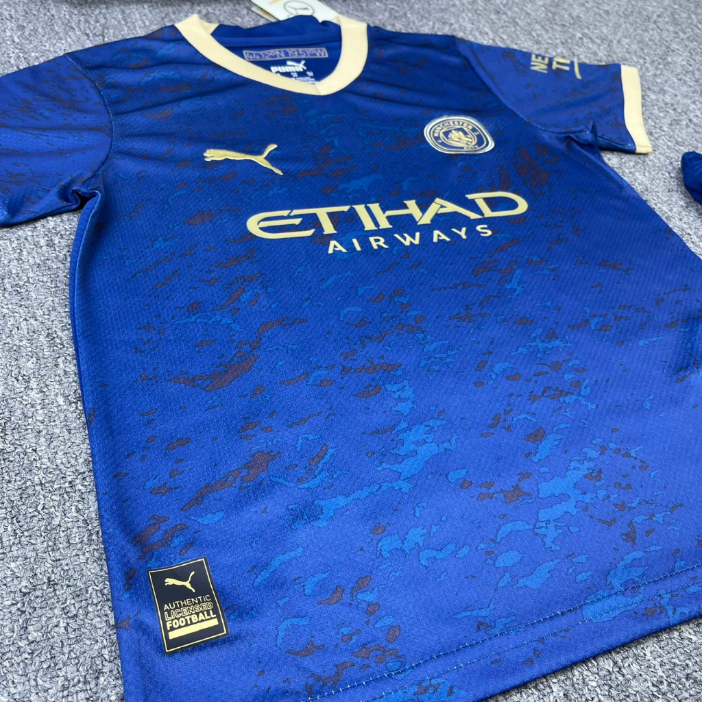 Áo bóng đá trẻ em áo đá banh Manchester city - mc -man city cho bé từ 1 đến 15 tuổi - aobongda999.vn