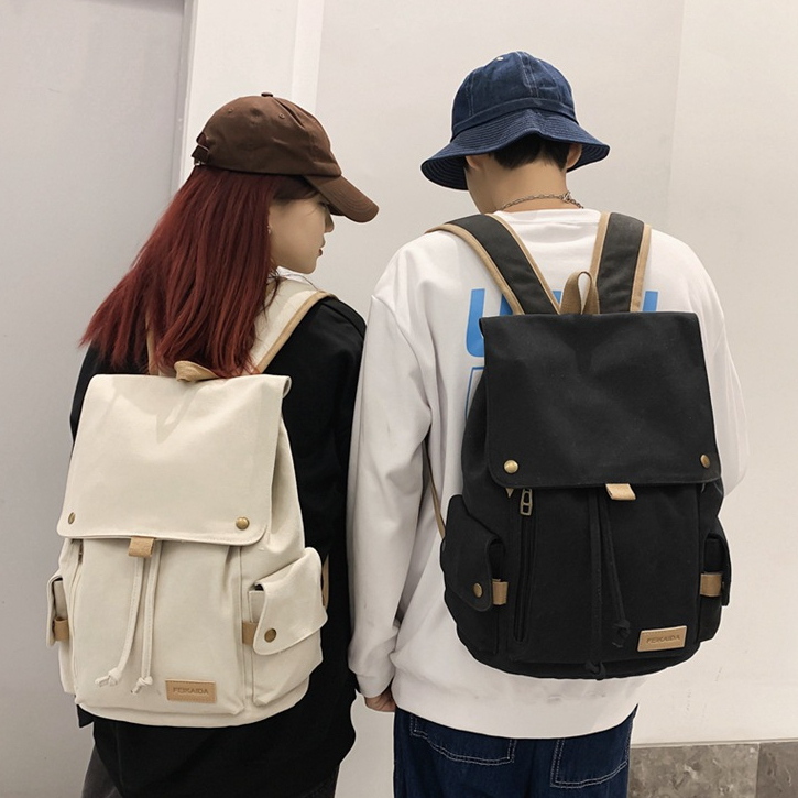 Balo Nam Nữ Vải Cao Cấp Thời Trang KAYLEE KT 41x30x15cm BLV08