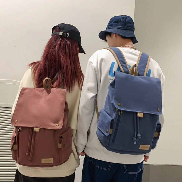 Balo Nam Nữ Vải Cao Cấp Thời Trang KAYLEE KT 41x30x15cm BLV08