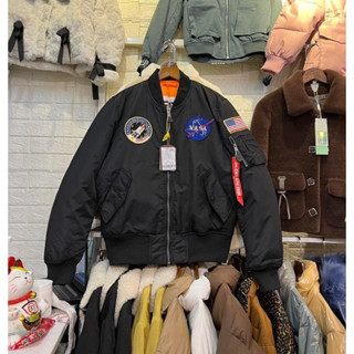 Áo bomber phi công  Pilot logo Nasa chính hãng AnfaDing ( Hàng luôn có sẵn đủ màu, size)