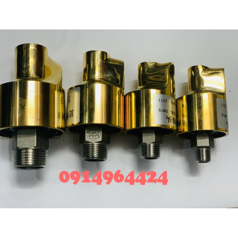 Khớp quay dùng cho khí nước hơi nóng 2 cổng HD-8/10/15/20/25/32/40/50