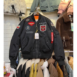 Áo bomber phi công Pilot logo Us Navy chính hãng Anfa ding ( Hàng luôn có sẵn đủ màu, size)
