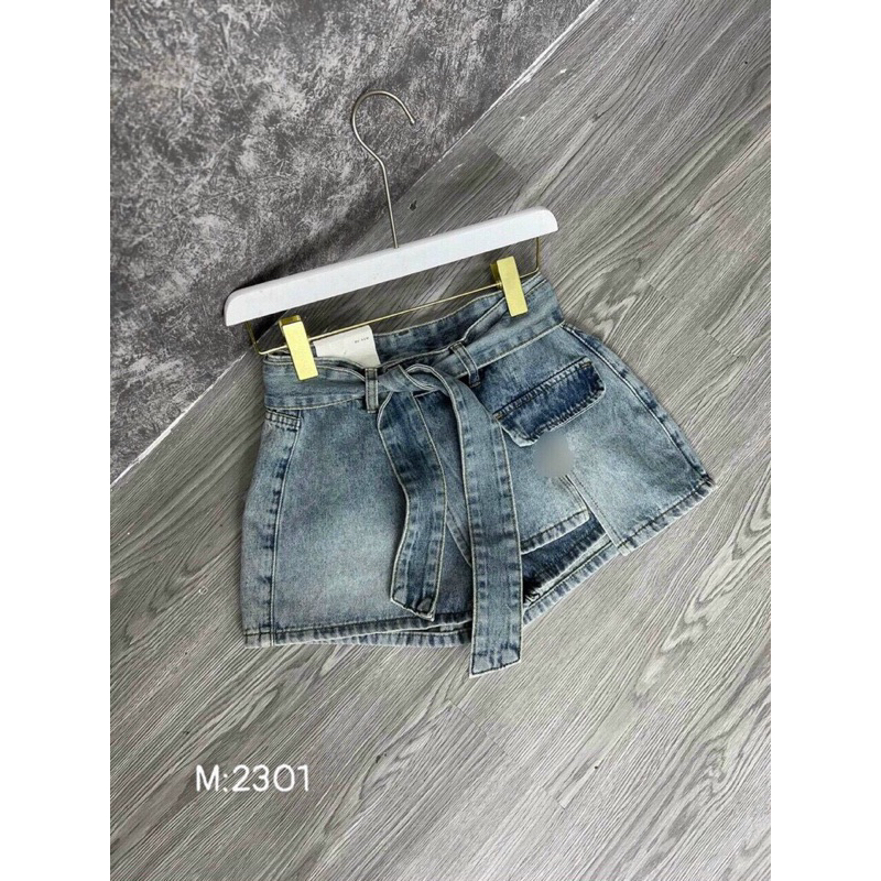 QUẦN GIẢ VÁY NẮP TÚI KÈM ĐAI SIÊU HOT