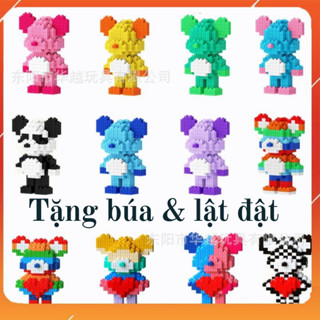 Đồ chơi lắp ráp bearbrick  mini TẶNG lật đật+búa, mô hình lắp ráp, đồ chơi xếp hình, quà tặng, mô hình lắp ráp