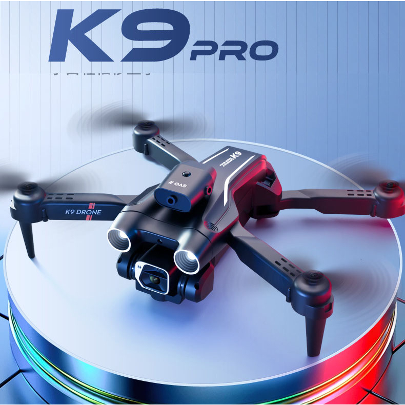 Flycam K9 PRO - Có cảm biến bụng, tránh va chạm, cam xoay - Mẫu flycam mới nhất 2023