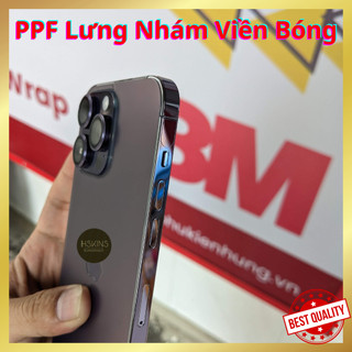 Miếng dán ppf usa lưng nhám viền bóng iphone 14 pro max / 13 pro max / 12 pro max / 11 pro max...