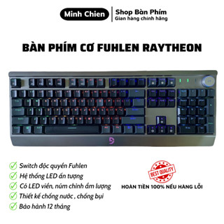 Bàn Phím Cơ Gaming Fuhlen K900- Like New Có Núm Xoay Tiện Lợi, Led Viền Siêu Đẹp