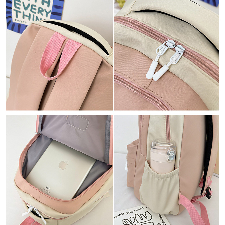 Balo Vải Nữ KAYLEE Phong Cách Hàn Quốc Cao Cấp Đi Học Đi Chơi KT44x30x13cm BLV10