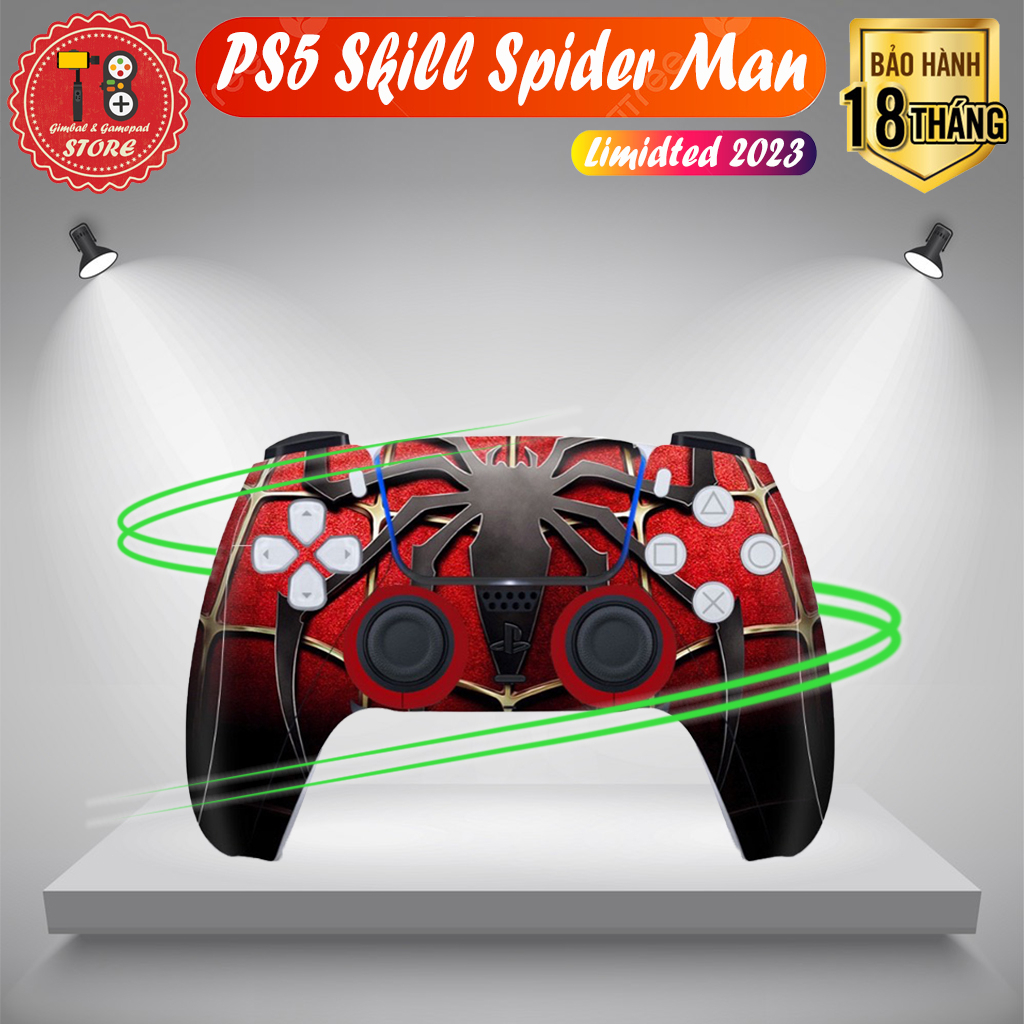 Tay P4 plus limidted Spiderman chơi game PC - Laptop - Điện Thoại kết nối bluetooth - TypeC cao cấp