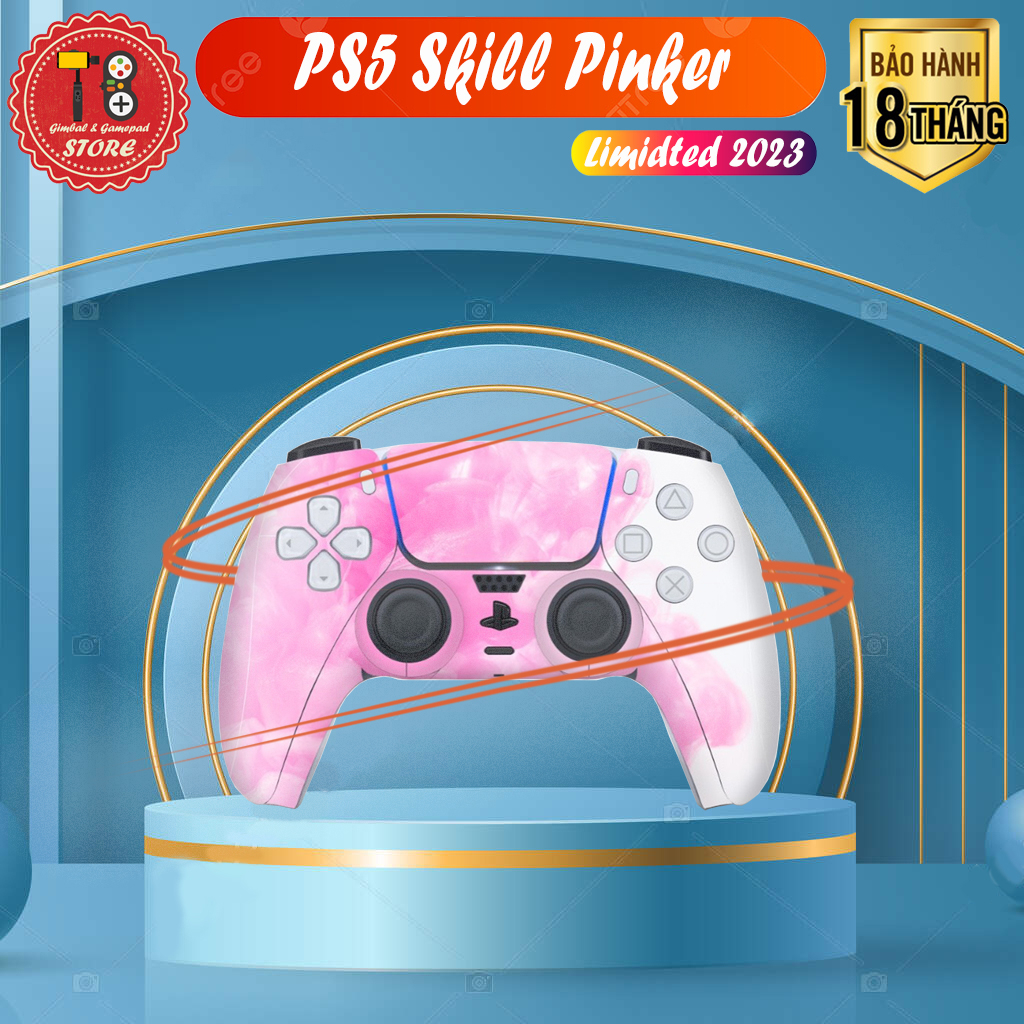 🔥Tặng Bọc Joystick🔥Tay cầm chơi game P4 plus bản pinker - DualSock hỗ trợ đa dạng hệ điều hành - kết nối bluetooth