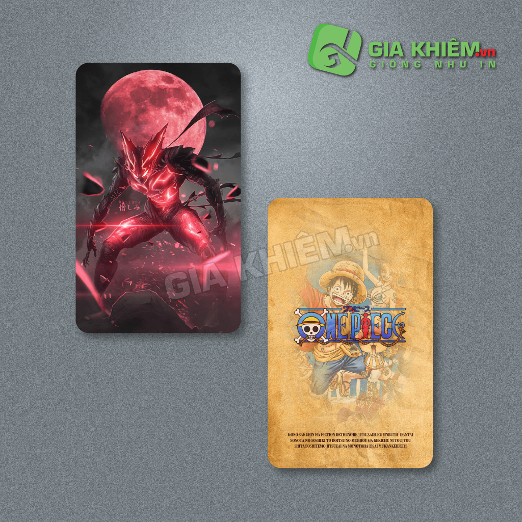 Card bo góc giấy truyện ONE PIECE