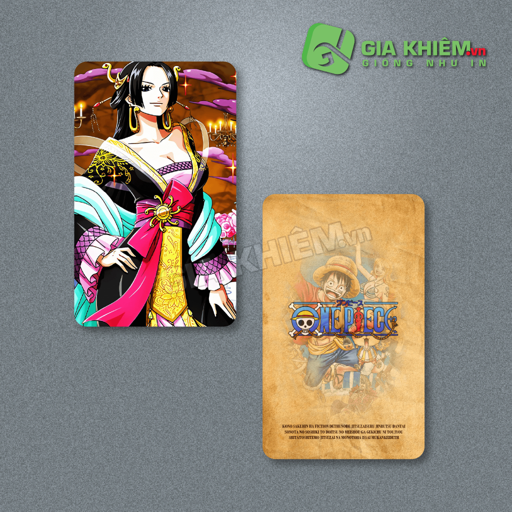 Card bo góc giấy truyện ONE PIECE