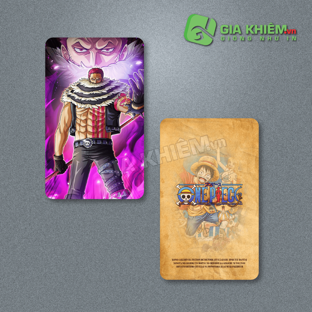 Card bo góc giấy truyện ONE PIECE