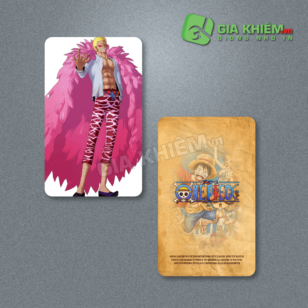 Card bo góc giấy truyện ONE PIECE